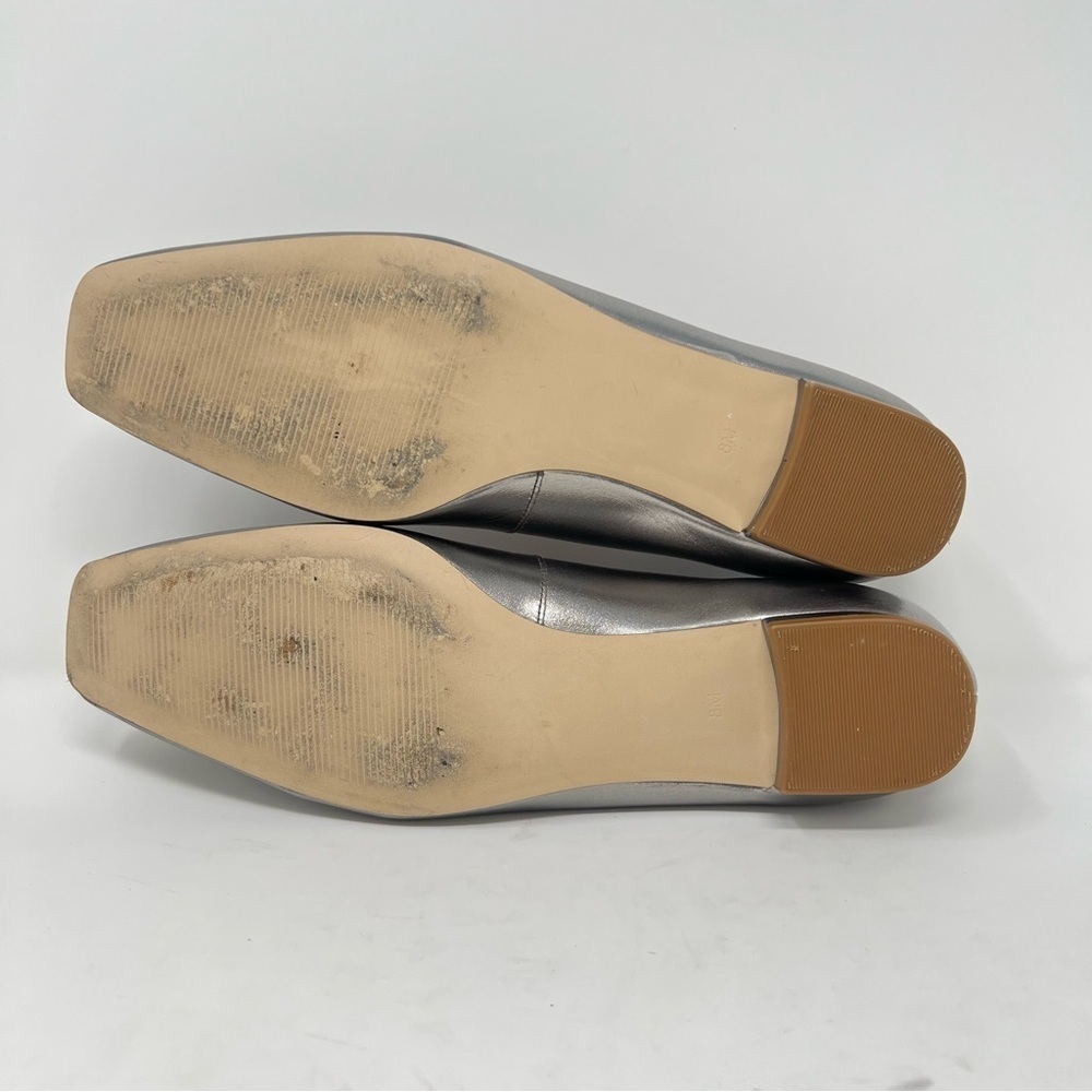Talbots Silver Embellished Flats - Picture 7 of 9